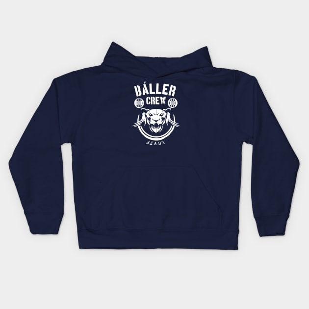 Rangers FC Bullet Club (White) Kids Hoodie by Sachin Gupta